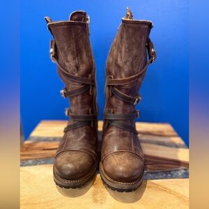 Freebird by Steven Cora boots. Brown. Size 9